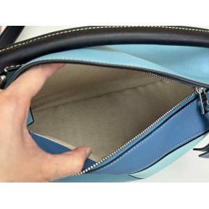 LOEWE PUZZLE SMALL LEATHER SHOULDER BAG